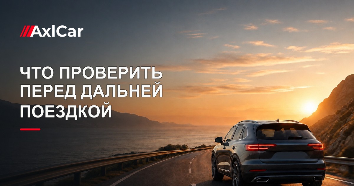 Что проверить перед дальней поездкой на автомобиле