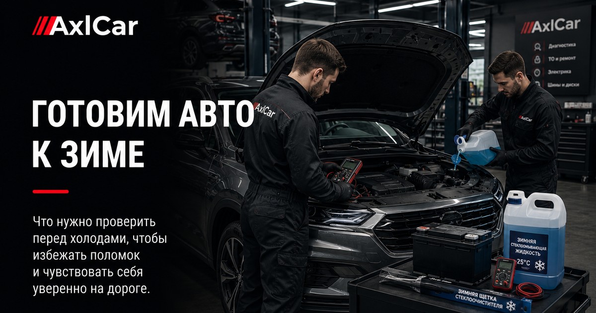 Как подготовить автомобиль к зиме: чек-лист по ТО